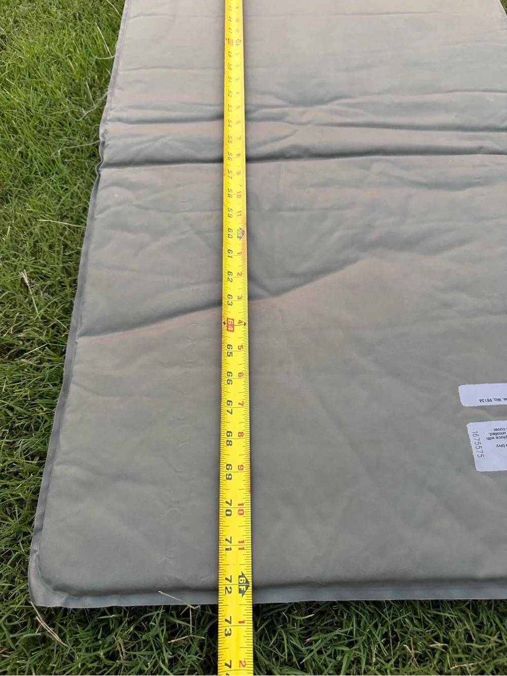 Military Self-Inflating Sleeping Pad Grey Foliage Green